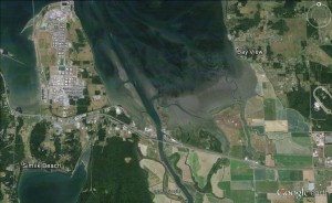 08 Northern reaches of Swinomish Channel through Padilla Bay (image not be used for navigation)