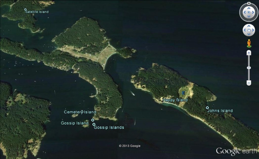 02 John's Pass, between John's and Stuart Island (image not to be used for navigation)