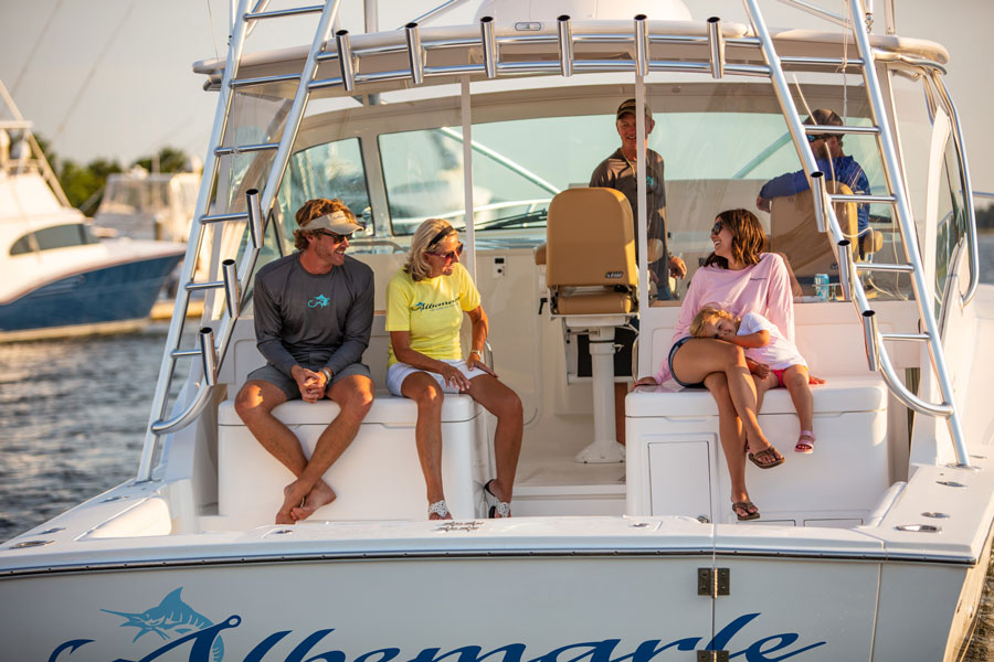 Albemarle family on water